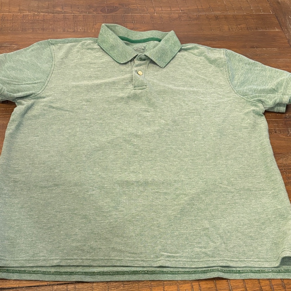 St. John's Bay Heather Green Legacy Polo Shirt